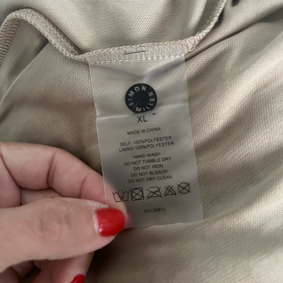 Simon Miller Beep Beep Lurex Crochet Cutout Maxi Dress Star Gold NEW with tags - Picture 7 of 8